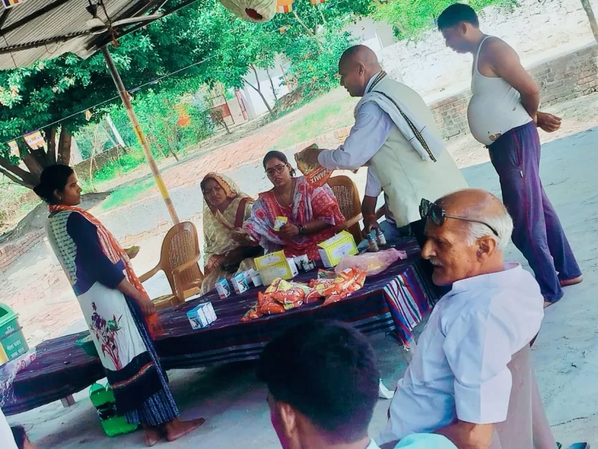 पशुपालन विभाग ने 50 दलित बस्तियों में लगाए शिविर
