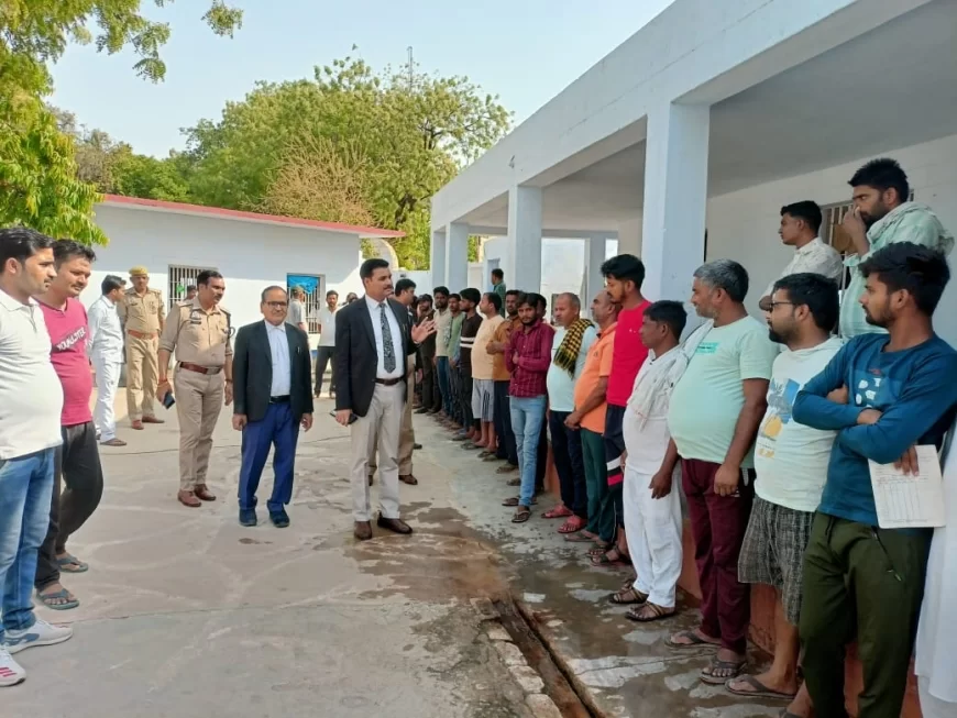अपर जिला जज ने किया जिला कारागार का निरीक्षण