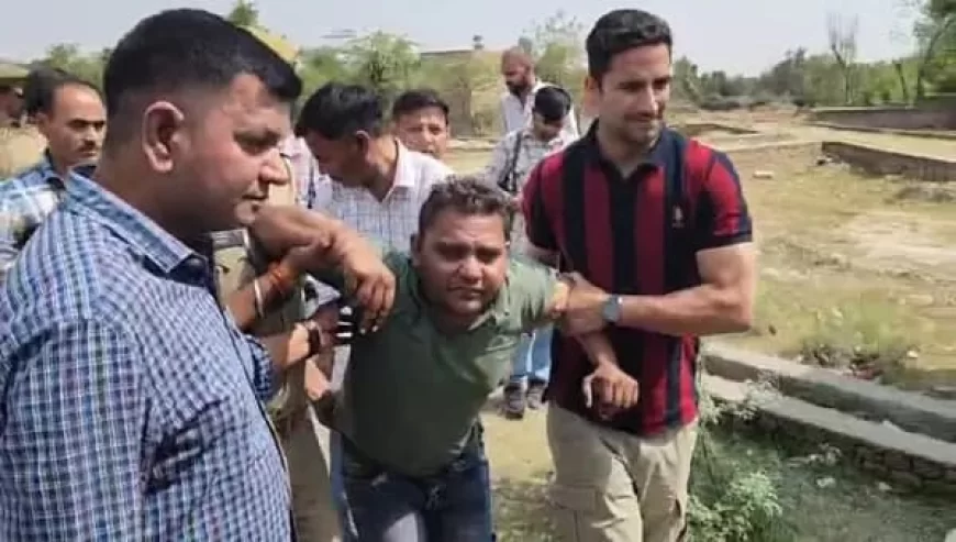 हेमेंद्र गर्ग की हत्या करने वाले दोनों शूटरों की पुलिस से हुई मुठभेड़, गिरफ्तार