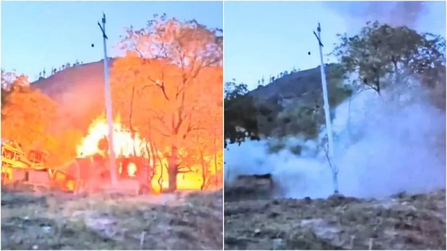 एक और आतंकी का घर मिट्टी में: कुपवाड़ा में लश्कर आतंकी फारूक तीदवा का मकान उड़ाया