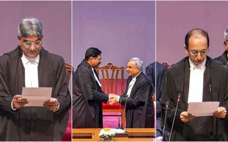 सुप्रीम कोर्ट में जजों की संख्या 34 हुई, तीन जजों ने ली शपथ; अब कोई भी पद रिक्त नहीं