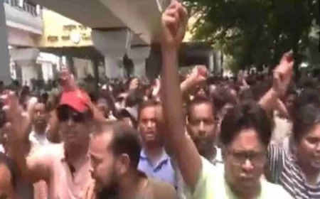 सचिवालय की तरफ कूच कर रहे 50 बेरोजगार शिक्षकों को हिरासत में लिया गया, स्थायी नियुक्ति की कर रहे मांग