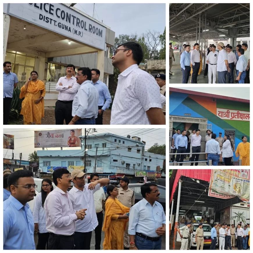 कलेक्टर एवं एसपी ने रेलवे स्टेशन से लेकर बस स्टैंड तक व्यवस्थाओं का लिया जायजा, दिए आवश्यक निर्देश