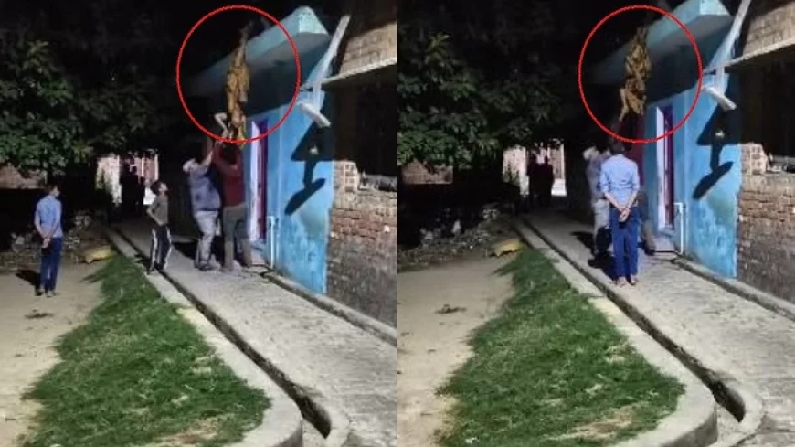 पत्नी को छत से उल्टा लटकाने वाला पति गिरफ्तार, शराब के नशे में की थी हैवानियत