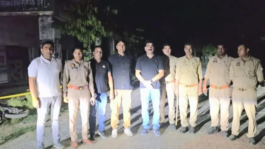 डेयरी पर गोली कांड कर दहशत फैलाने का आरोपी पुलिस मुठभेड़ में गिरफ्तार, पैर में लगी गोली 