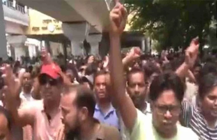 सचिवालय की तरफ कूच कर रहे 50 बेरोजगार शिक्षकों को हिरासत में लिया गया, स्थायी नियुक्ति की कर रहे मांग