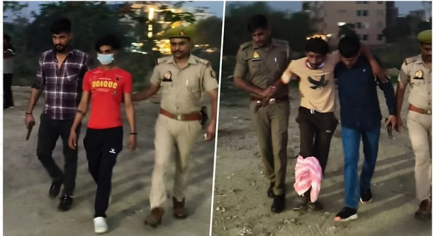 दिन निकलते ही गोलियों की तड़तड़ाहट से गूंजा ग्रेटर नोएडा, मुठभेड़ में तीन शातिर लुटेरे गिरफ्तार, एक घायल
