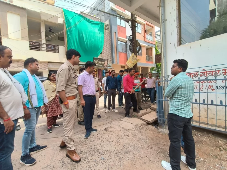 कलेक्टर के निर्देशानुसार अवैध अतिक्रमण के विरूद्ध कार्यवाही सतत जारी
