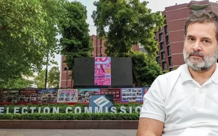 राहुल के आरोपों पर चुनाव आयोग की दो टूक; विपक्ष के नेता सीधे भेजें पत्र, तभी जवाब देंगे