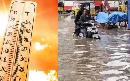 देशभर में मौसम की मार: कहीं झुलसाती गर्मी, कहीं बारिश की आफत; कर्नाटक में एक दिन छुट्टी, हैदराबाद में जलभराव