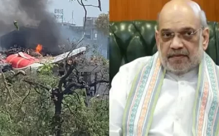 विमान हादसे पर गृह मंत्री शाह ने जताया दुख, विमानन मंत्री बोले- हालात पर रख रहे नजर