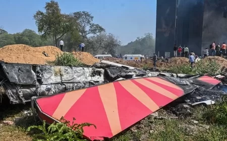 विमान हादसे से खुशियां गम में बदली: बेटे ने स्कॉटलैंड में खरीदा था घर, गृह प्रवेश के लिए जा रहे थे माता-पिता
