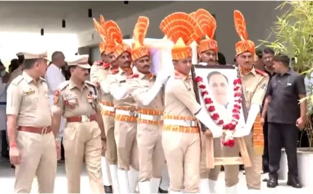 राजकोट में विजय रूपाणी का अंतिम संस्कार आज, परिवार को सौंपी गई पार्थिव देह
