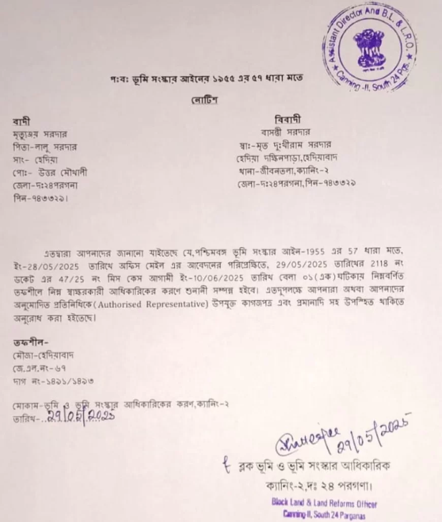 अविवाहित चाचा की मौत के बाद उनकी संपति को अज्ञात महिला के नाम किया गया-मृत्युंजय