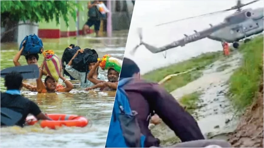 पूर्वोत्तर भारत में बाढ़ का कहर: राज्यों में भूस्खलन से तबाही, अब तक चार लाख से अधिक लोग प्रभावित; 20+ मौतें