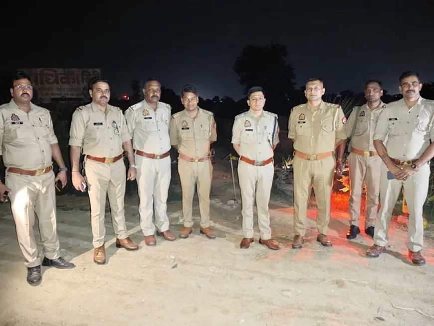 मथुरा पुलिस की हिस्ट्रीशीटर के साथ मुठभेड़, पैर में लगी गोली; अस्पताल में कराया गया भर्ती