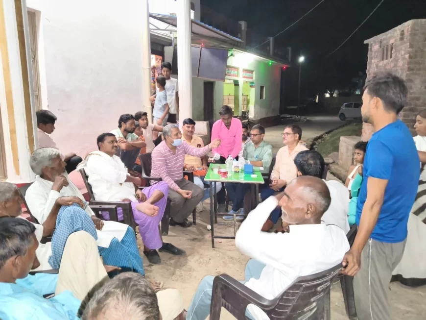 हरदोई में नाइट ब्लड सर्वे शुरू,सर्वे के पहले दिन 1352 लोगों के लिए गए रक्त के नमूने