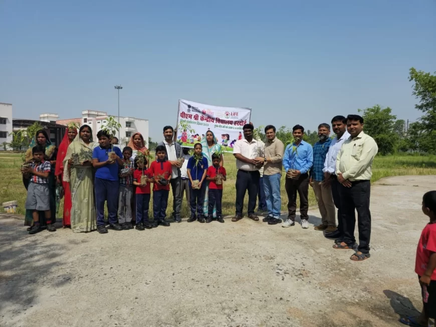 विश्व पर्यावरण दिवस पर वृक्षारोपण कार्यक्रम का आयोजन