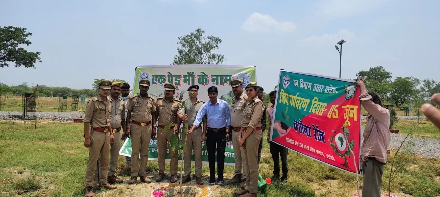 विश्व पर्यावरण दिवस पर नगर वन कामीपुर में वृक्षारोपण कार्यक्रम का आयोजन