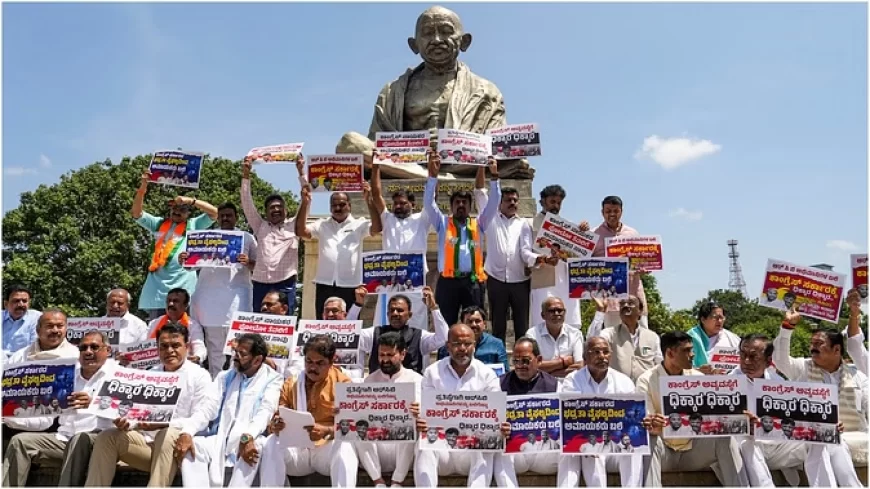 भगदड़ मामले में भाजपा का हल्लाबोल; कहा- सिद्धारमैया और शिवकुमार रियल कल्प्रिट ऑफ बेंगलुरु