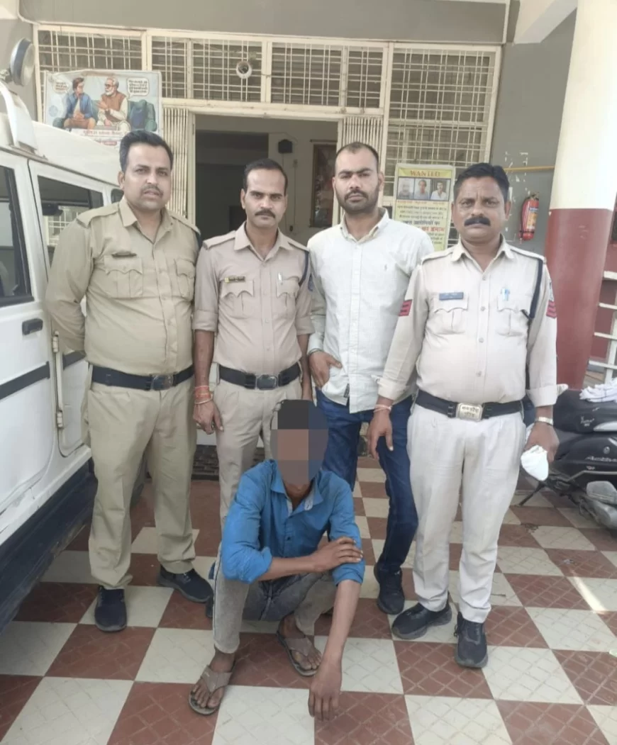 कैंट पुलिस ने चुराया गया ट्रैक्टर-ट्रॉली किया बरामद, अशोकनगर का युवक गिरफ्तार
