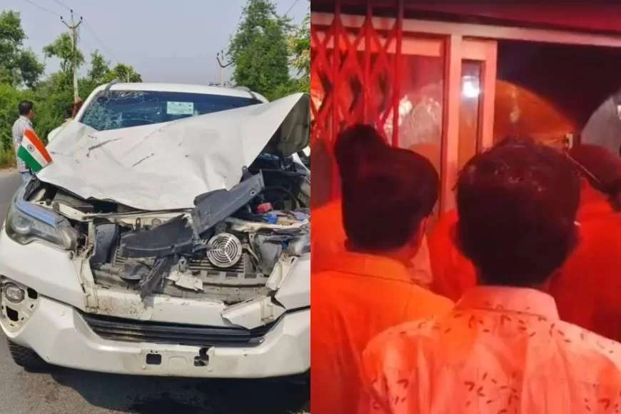 हरदोई: सड़क हादसे में बाल-बाल बचीं राज्यमंत्री रजनी तिवारी, दर्शन के लिए जा रही थी नीम करौली