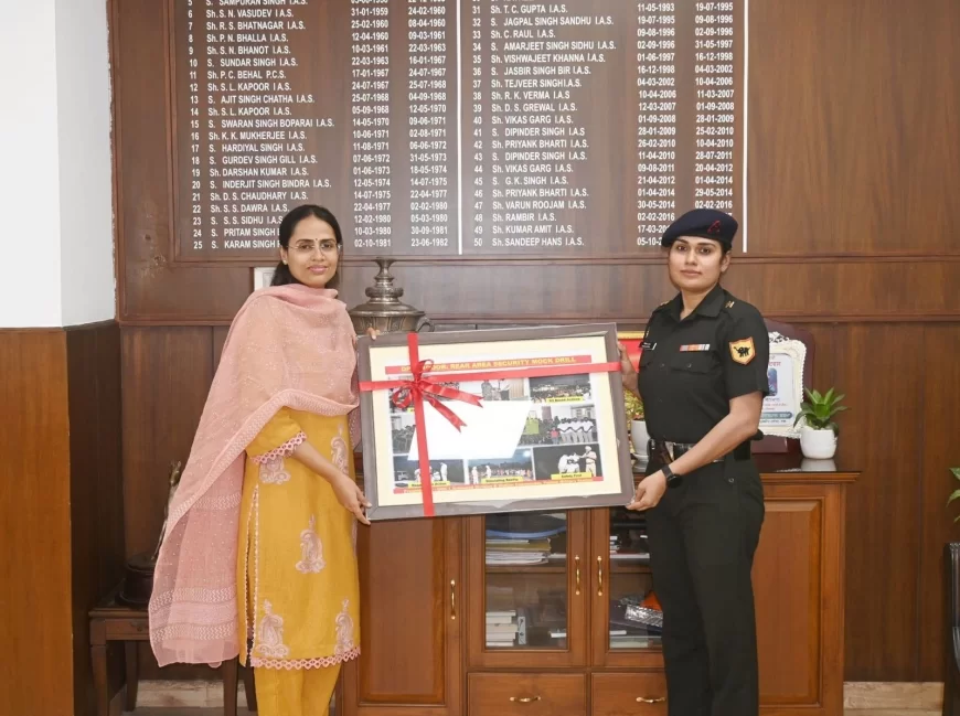 भारतीय सेना ने ऑपरेशन सिंदूर के दौरान सहयोग के लिए जिला प्रशासन को सम्मानित किया