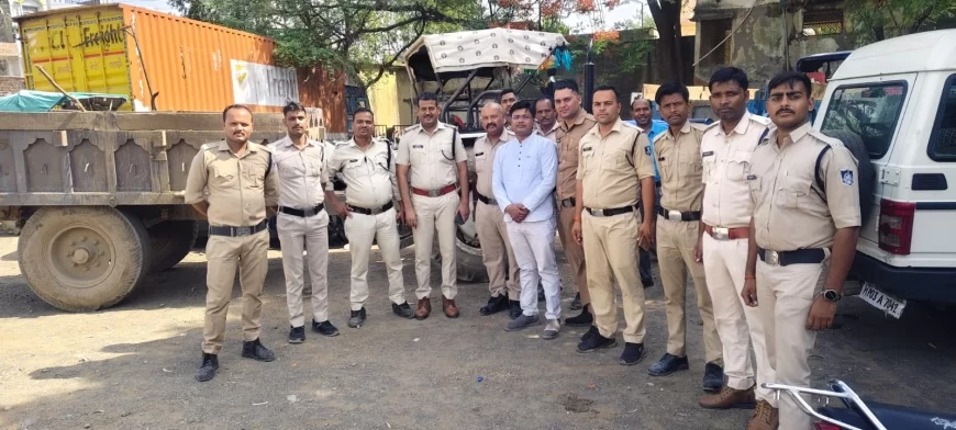 तहसील चांचौडा़ में रेत खनिज के अवैध खनन एवं परिवहन के विरुद्ध कार्यवाही कर 03 ट्रेक्टर-ट्रॉलियों किये गये जब्त