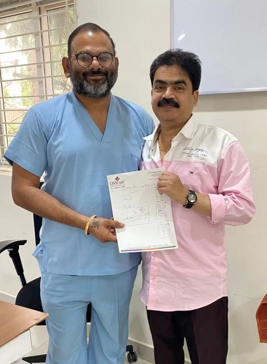 Young and acumen Internal medicine professional Dr A.Chaitanya Reddy Saved the Life of vetaran journalist twice