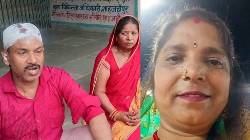 शाहजहांपुर में हादसा: ट्रक से टकराई मनौना धाम जा रहे श्रद्धालुओं की कार, व्यापारी की पत्नी की मौत, छह घायल