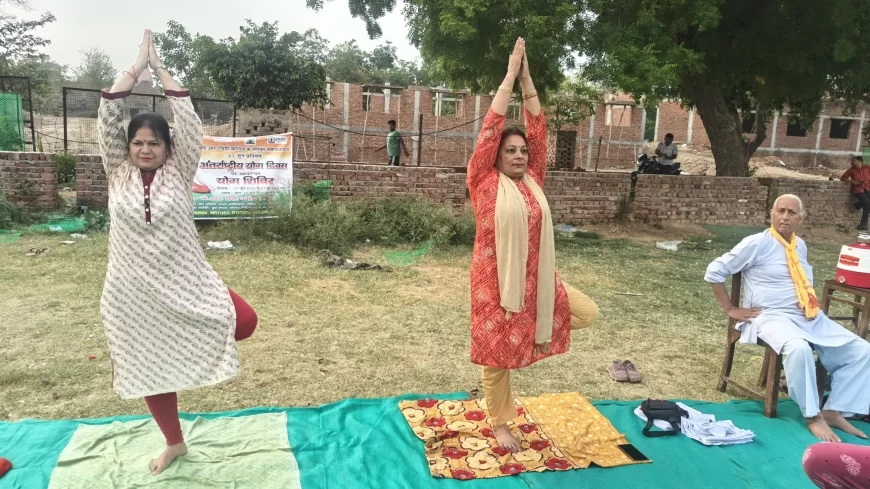 अंतर्राष्ट्रीय योग दिवस:के आर मैं पांच दिवसीय योग शिविर प्रारंभ