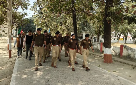 हरदोई पुलिस लाइन का आईजी ने किया निरीक्षण, साइबर थाना कार्यप्रणाली की समीक्षा