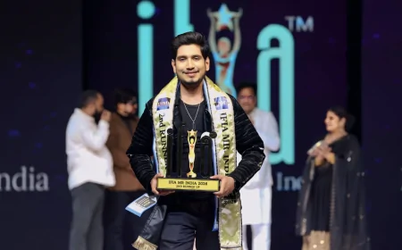डोंगरगांव के संजोग श्रीवास्तव ने आईएफएफ मिस्टर इंडिया 2026 में रनरअप खिताब जीता