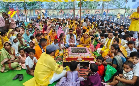 विद्यारंभ संस्कार एवं सरस्वती पूजन का कार्यक्रम संपन्न