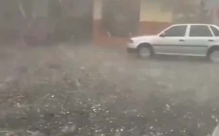 कुदरत का कहर: राजधानी में जोरदार ओलावृष्टि से जनजीवन प्रभावित