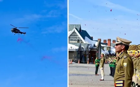 रिज मैदान पर गणतंत्र दिवस समारोह में राज्यपाल ने तिरंगा फहराया, सीएम भी मौजूद रहे