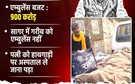 एमपी में हजारों करोड़ का स्वास्थ्य बजट, फिर भी गरीब लाचार—सागर की घटना ने व्यवस्था पर उठाए सवाल