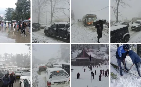 पहाड़ों में भारी बर्फबारी, मैदानी इलाके ठिठुरे; दिल्ली-NCR में बारिश-ओले, आगे भी पारा गिरने की संभावना