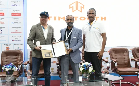 FLY91, Timetooth Technologies Sign MoU at Wings India 2026 to Advance Indigenous Aircraft Seat Manufacturing