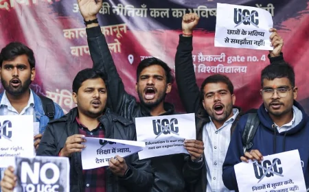 UGC इक्विटी रेगुलेशन 2026 पर सुप्रीम कोर्ट की सख्त रोक, 19 मार्च को होगी अगली सुनवाई