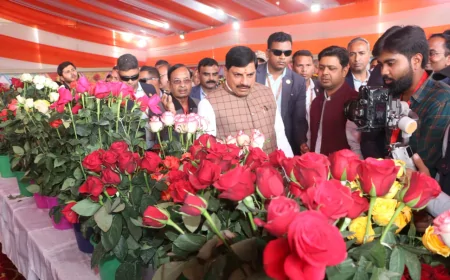 राज्य पुष्प महोत्सव में गुना का परचम, पॉलीहाउस गुलाब के चारों प्रथम पुरस्कार गुना के नाम, मुख्यमंत्री ने की गुना के किसानों की खुलकर प्रशंसा