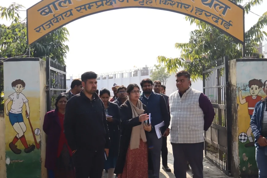 जिलाधिकारी एवं मुख्य विकास अधिकारी ने किया बाल संप्रेक्षण गृह का औचक निरीक्षण