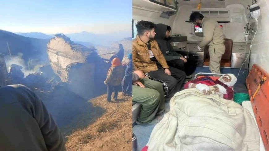 सिरमौर अग्निकांड: माघी पर्व पर मायके आई दो बेटियां तीन बच्चों सहित जिंदा जलीं, एक दामाद की भी मौत