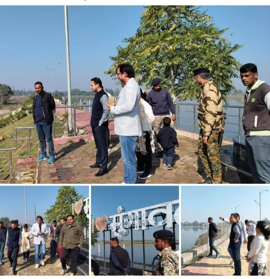 मुंगावली जेल तालाब के सौंदर्यीकरण की पहल: कलेक्टर आदित्य सिंह ने दिए हॉकर्स ज़ोन व सुविधाओं के विकास के निर्देश