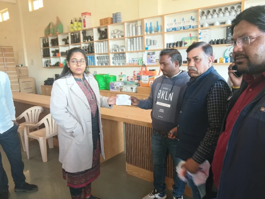 नगर पालिका गुना द्वारा 825 किलो अमानक पॉलीथिन जप्त