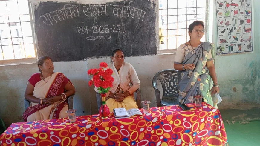 सरस्वती शिशु मंदिर फरसगांव में सप्तशक्ति संगम कार्यक्रम का आयोजन