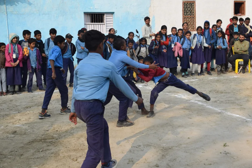 "जूनियर कबड्डी और सीनियर कबड्डी प्रतियोगिता" : राजकीय मिडिल स्कूल कांटा और अमीरी उच्च हाई स्कूल ने जीता