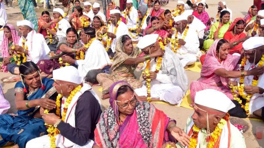 अमौसा के मेले में आस्था और संतोष का संगम, स्नान के बाद प्रसाद-दान कर श्रद्धालु लौटे घर