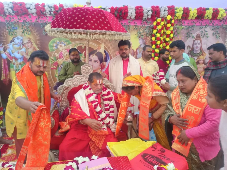 रैंसों के बालाजी शिव मंदिर में श्रीमद् भागवत व श्री राम कथा का भव्य आयोजन