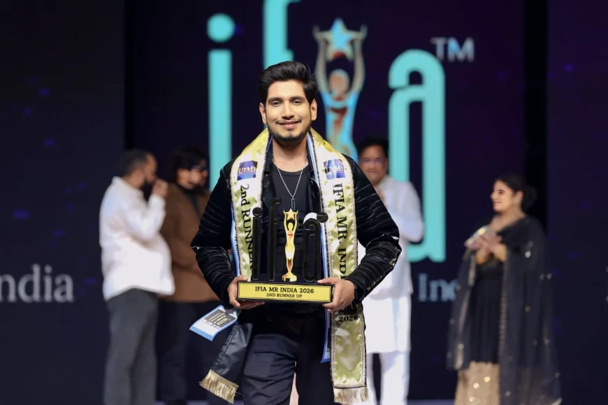 डोंगरगांव के संजोग श्रीवास्तव ने आईएफएफ मिस्टर इंडिया 2026 में रनरअप खिताब जीता